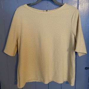 Yellow Short Sleeve Top